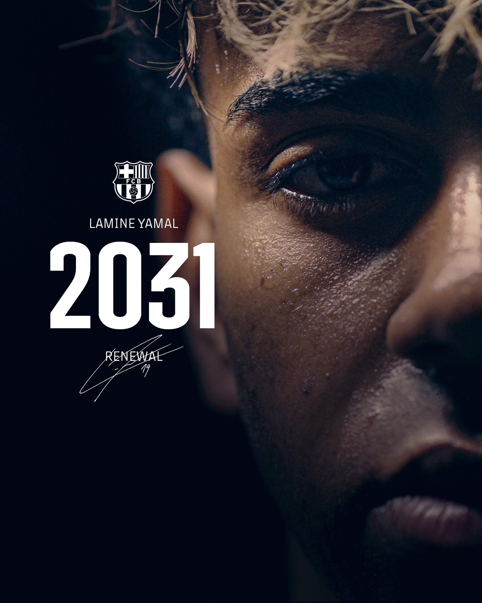 Lamine Yamal renovó con el Barcelona hasta el 2031.