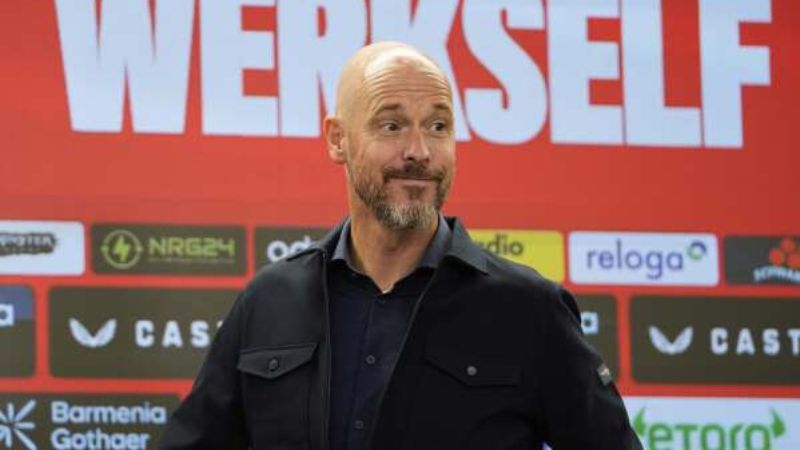 Erik ten Hag se convierte en el tercer técnico holandés en la historia del Leverkusen.