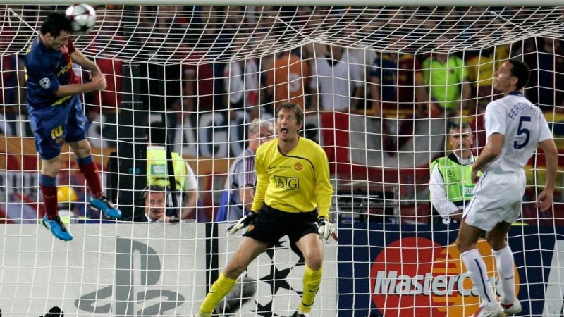 Lionel Messi eligió como el gol favorito el cabezazo de la final de la Champions de 2009 con el Barcelona.