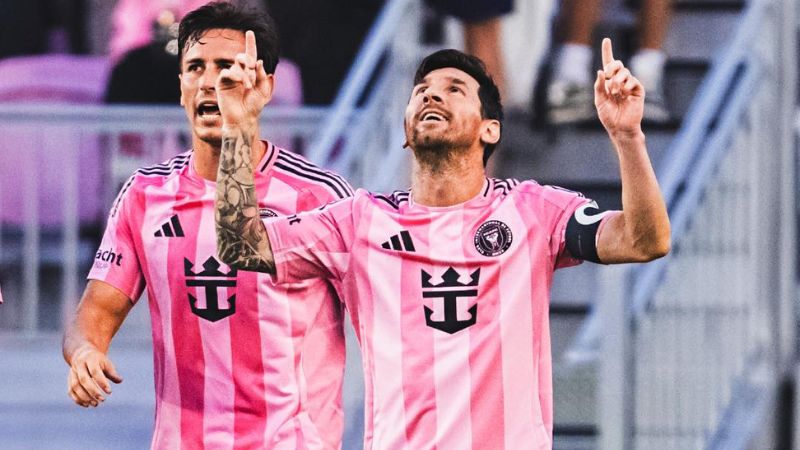 Lionel Messi brindó un recital en el partido del Inter Miami contra el Columbus Crew.