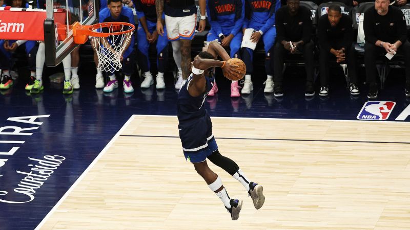 Los Timberwolves dan señales de vida con una paliza al Thunder en el juego tres de las Finales de Conferencia.