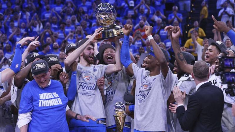 El Thunder se proclama campeón de la Conferencia Oeste tras vencer a los Minnesota Timberwolves 124 a 94.