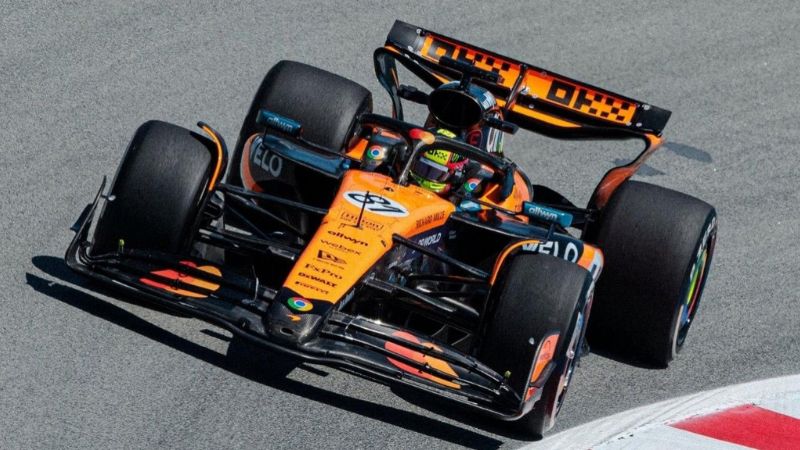 Oscar Piastri de McLaren saldrá este domingo desde la 'pole position' del Gran Premio de España de Fórmula 1.