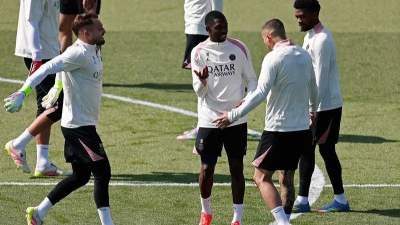 El delantero francés del Paris Saint-Germain, Ousmane Dembélé, considera que la final de la Champions se tiene que disfrutar.