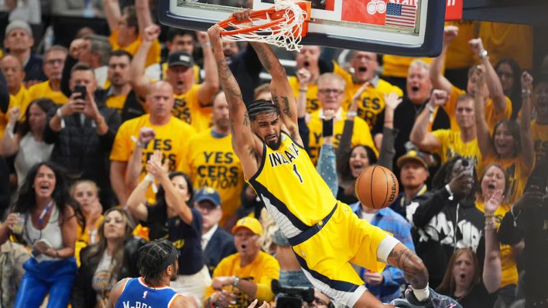 Los Pacers anotaron 22 puntos en contraataque, igualando su mayor cantidad en un partido de playoffs bajo la dirección de Rick Carlisle.