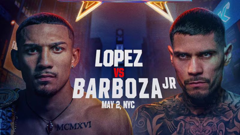 Todo está listo para la pelea de este viernes entre Teófimo López y Arnold Barboza Jr.