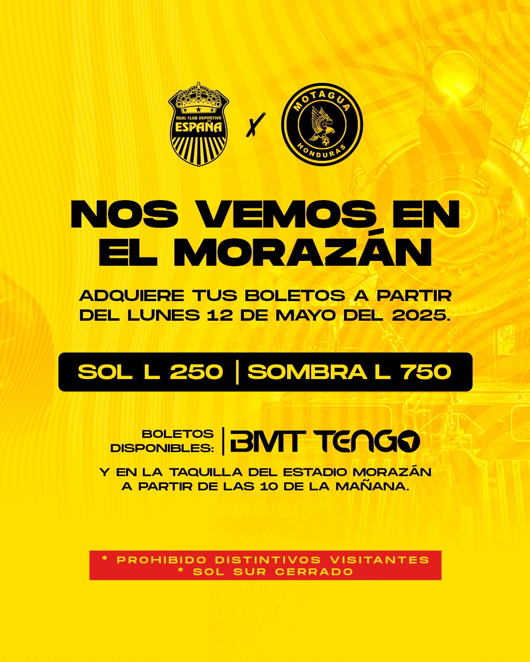 Los dirigentes del Real España tienen todo listo para el partido de vuelta contra Motagua.