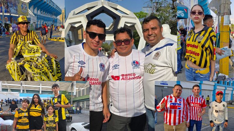 Real España y Olimpia tienen de fiesta la ciudad de San Pedro Sula y todo se concentra en el estadio Morazán.