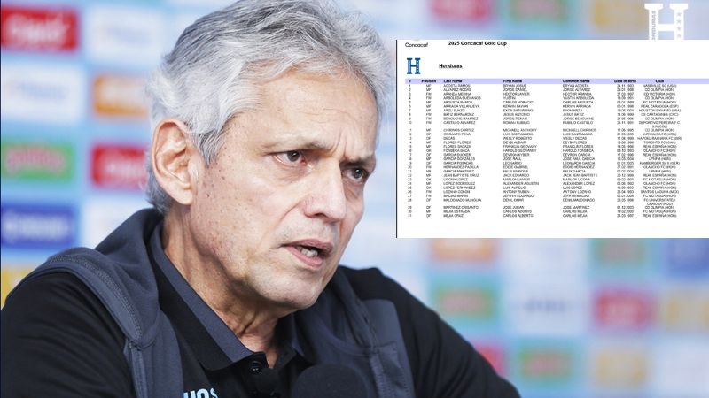 El seleccionador nacional, Reinaldo Rueda, registró en la Concacaf una lista preliminar de 60 jugadores.