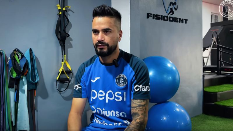 El mediocampista de Motagua, Rodrigo 
