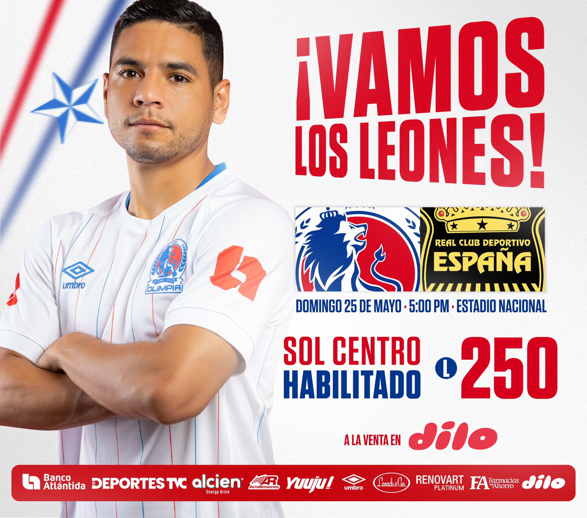 Estos son los precios de entrada que estableció Olimpia para sol centro del estadio Nacional "Chelato Uclés".