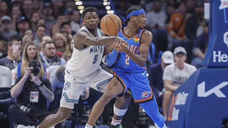 El MVP, Shai Gilgeous-Alexander logra otra victoria sobre Anthony Edwards de los 'Wolves'