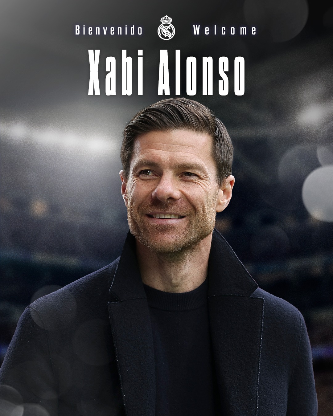 El madridismo le da la bienvenida a su nuevo entrenador, Xabi Alonso.