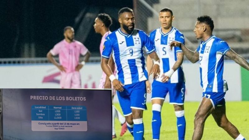 La Federación de Fútbol de Honduras (FFH) publicó los precios de entrada para el partido clasificatorio al Mundial de 2026 frente a Antigua y Barbuda.