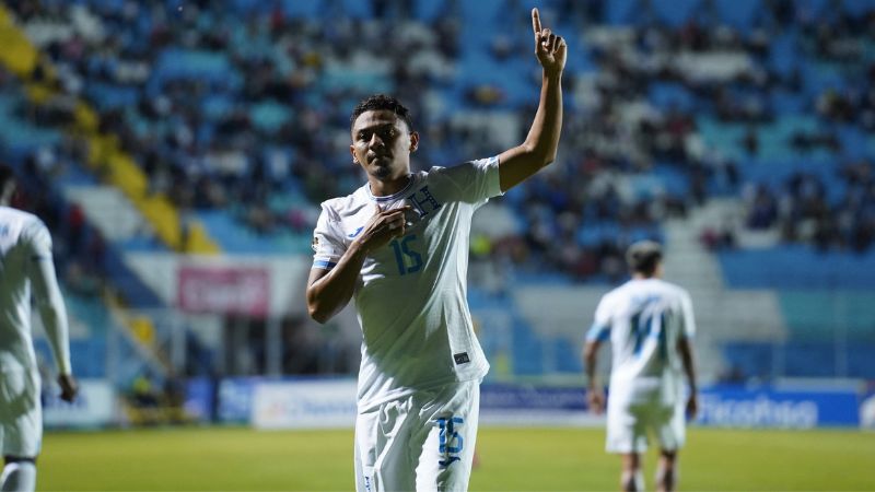 Alexy Vega ya anotó su primer gol con la H y fue el martes contra Antigua & Barbuda.