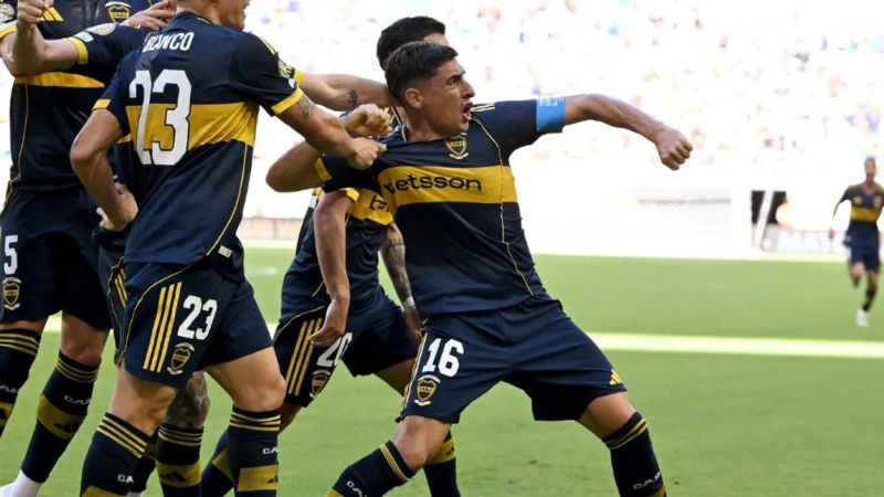 Los argentinos anotaron en el primer tiempo gracias al capitán, Miguel Merentiel y el mediocampista Rodrigo Battaglia.