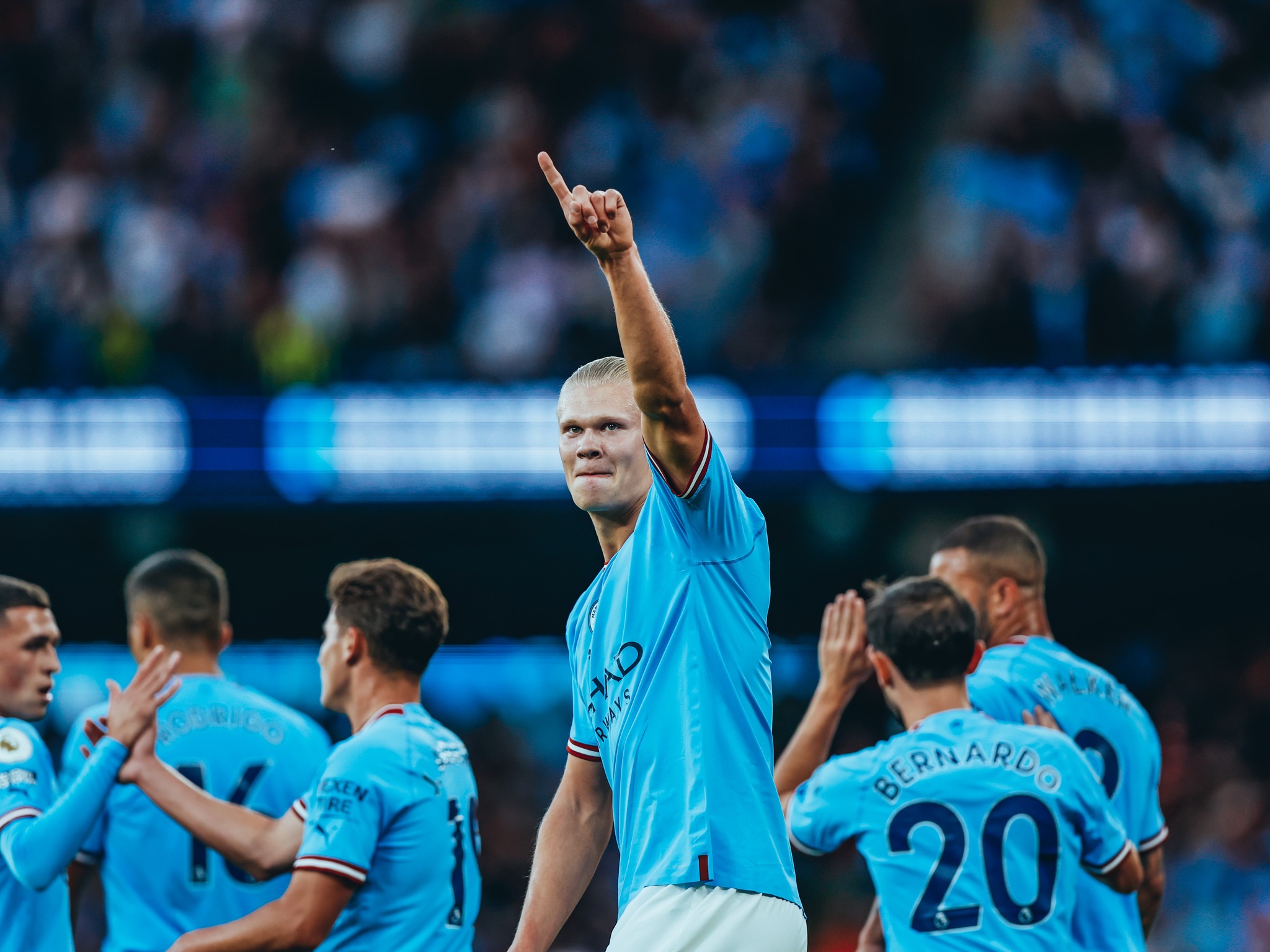 El noruego Erling Haaland es la esperanza de gol del Manchester City.
