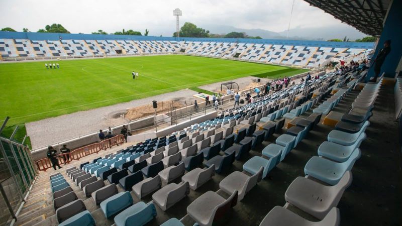 El estadio de los ceibeños está en la etapa de los retoques y se espera que esté listo para el inicio del torneo de Apertura, el próximo 19 de julio.