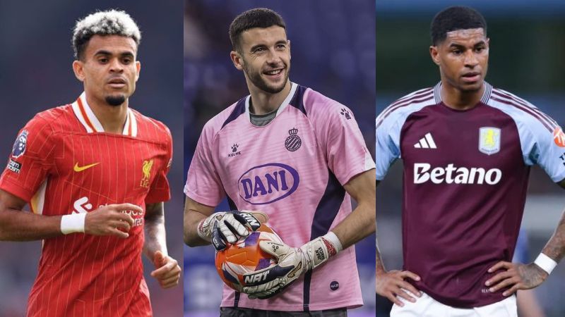 Luis Diaz (Liverpool), Joan García (Espanyol) y Marcus Rashford (Manchester United) suenan para reforzar la Fútbol Club Barcelona en la siguiente temporada.