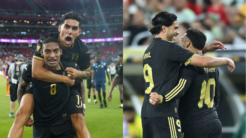 Honduras y México se enfrentarán el miércoles por las semifinales de la Copa Oro.