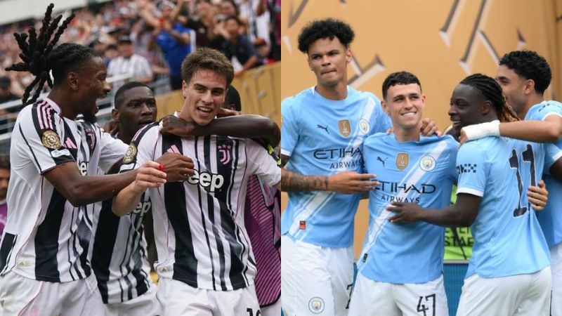 La Juventus y el Manchester City se enfrentan este jueves por el liderato del Grupo G del Mundial de Clubes.