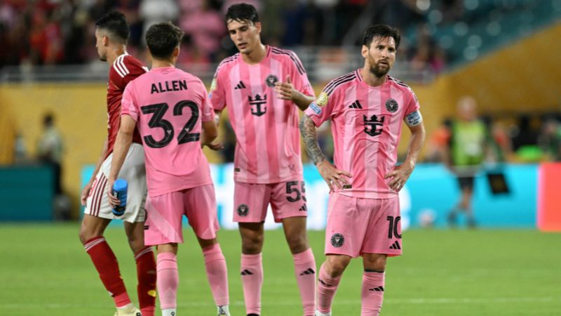 Lionel Messi y sus compañeros del Inter Miami lamentan no pasar del empate a cero con el Al-Ahly egipcio.