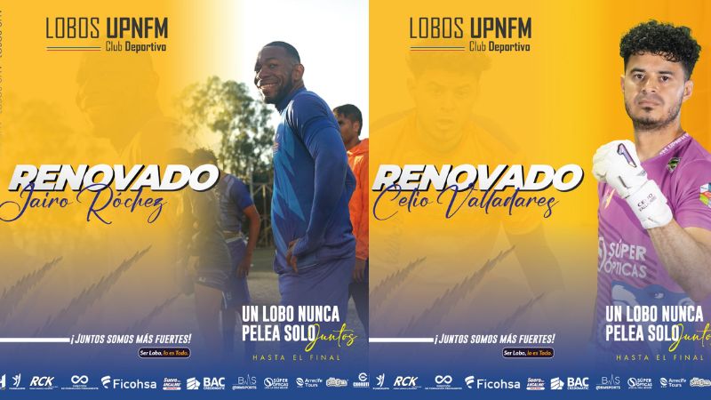 Los Lobos UPNFM también ya comenzaron la renovación de sus jugadores de experiencia.