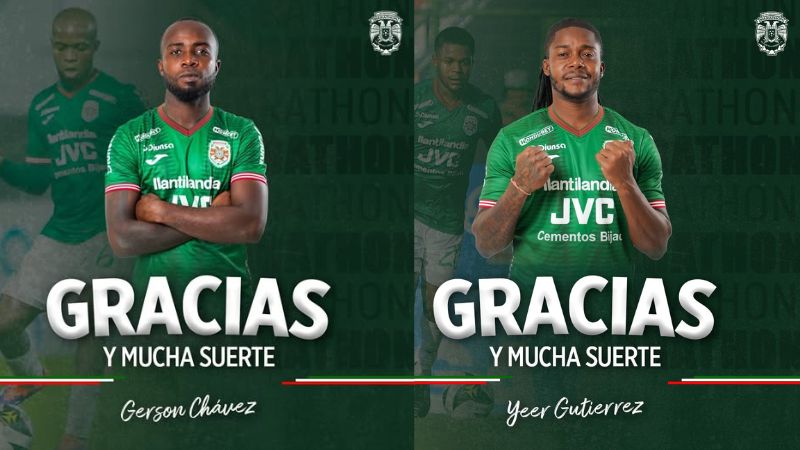 Gerson Chávez y Yeer Gutiérrez oficialmente salen de Marathón.