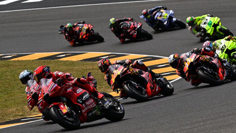 Marc Márquez (Ducati) también ganó su octava carrera esprint de la temporada.