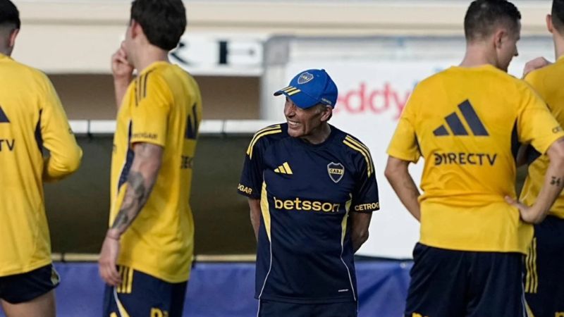 El técnico de Boca Juniors, Miguel Ángel Russo, está feliz con su plantel de jugadores.