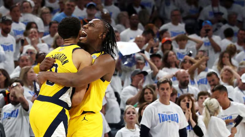 Los Pacers de Tyrese Haliburton, pegan primero en las Finales de la NBA.