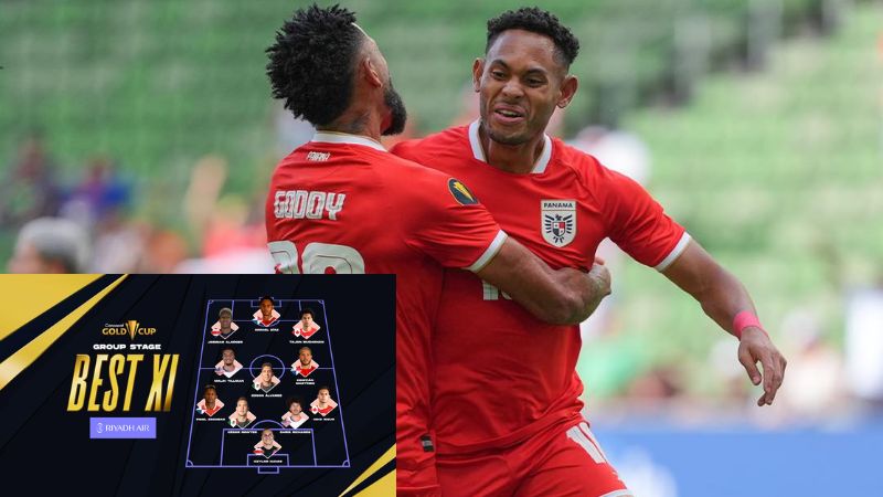 La selección de Panamá ubicó a varios de sus jugadores en el 11 ideal de la fase de grupos de la Copa Oro.