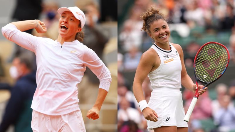 Las tenistas Paolini y Swiatek clasificaron este jueves a las semifinales del Bad Homburg de Alemania, donde se deberán enfrentar por un boleto para la final.