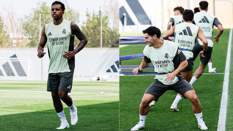 Rodrygo y demás compañeros trabajan con la mirada puesta en el Mundial de Clubes.