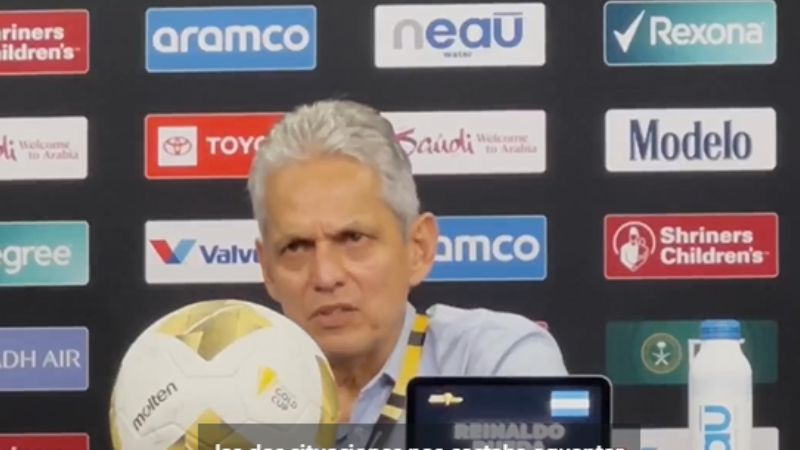 El seleccionador nacional, Reinaldo Rueda, considera que han obtenido un tanque de oxígeno.
