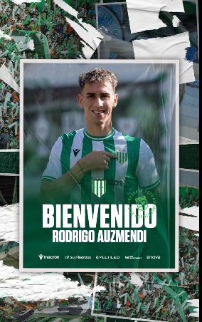 Así le dieron la bienvenida a Rodrigo Auzmendi en el equipo Banfield de Argentina.