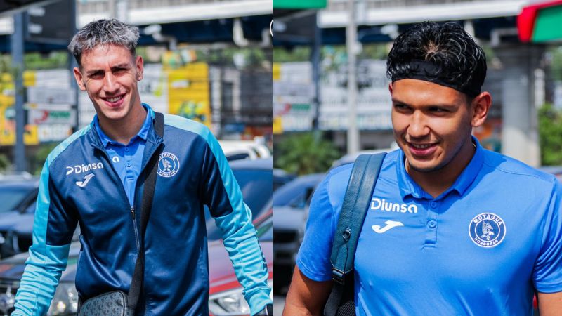 Rodrigo Auzmendi se despidió de Motagua y Luis Vega le gastó una broma.