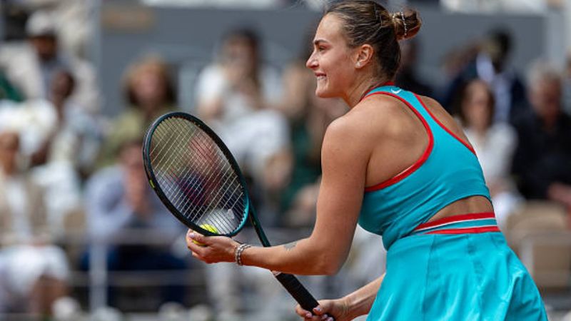Aryna Sabalenka derrota a Rebeka Masarova en la segunda ronda del WTA 500 de Berlín.