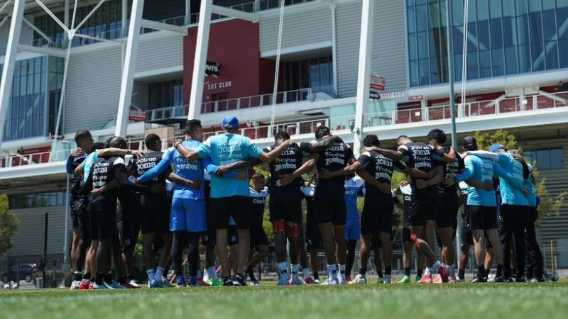 El grupo de jugadores de la Selección Nacional muestra que están unidos en esta "batalla" de la Copa Oro.