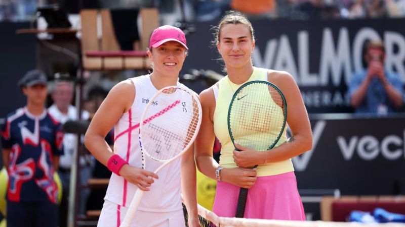 La polaca cayó en las semifinales de Roland Garros ante la número 1 del mundo, Aryna Sabalenka.
