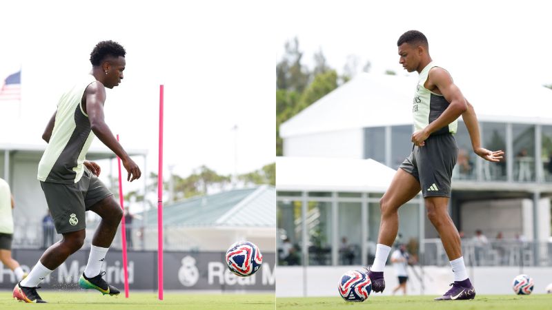 Vinícius y Kylian Mbappé es la esperada dupla del Real Madrid en el Mundial de Clubes.