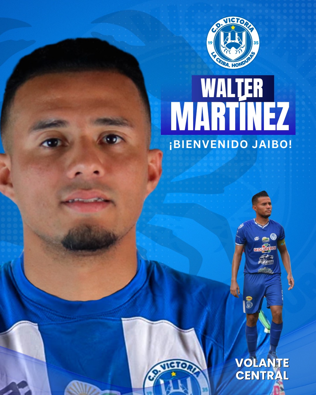 Walter Martínez es la primera alta del Victoria para la competencia venidera.