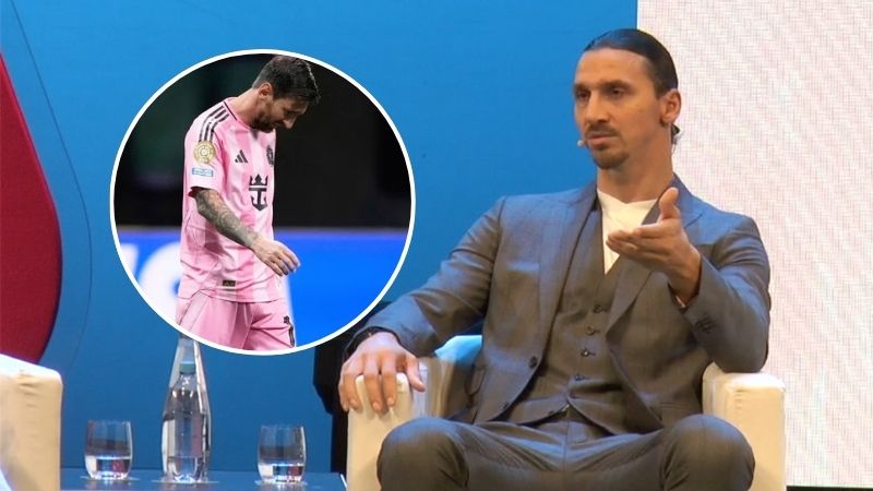 Zlatan Ibrahimovic defendió a Lionel Messi tras la eliminación del argentino del Mundial de Clubes ante el Paris Saint-Germain.