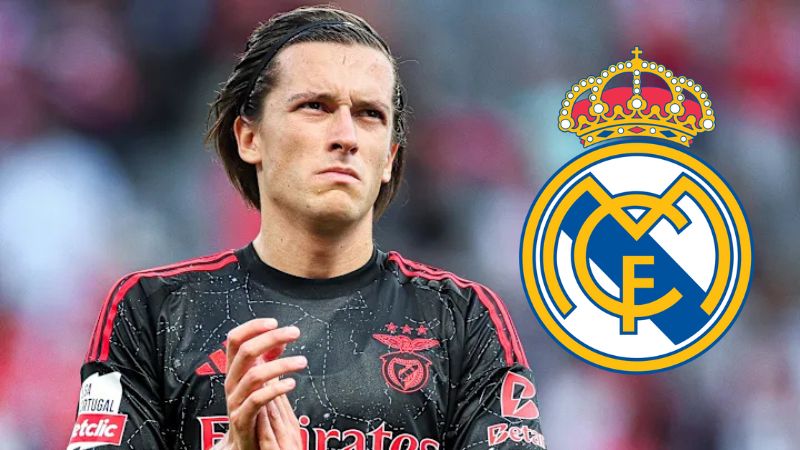 El Real Madrid anunció el fichaje del defensa español Álvaro Carreras, procedente del Benfica de Portugal.