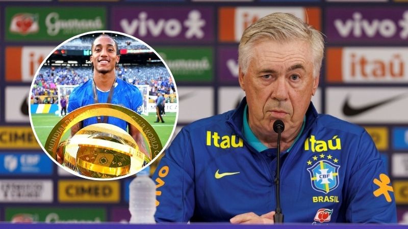 El seleccionador de Brasil, Carlo Ancelotti, destacó a Joao Pedro luego de coronarse campeón del Mundial de Clubes con el Chelsea.