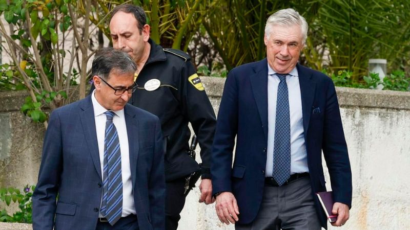 El entrenador italiano se presentó a declarar sobre las acusaciones de fraude fiscal el pasado 2 de abril.