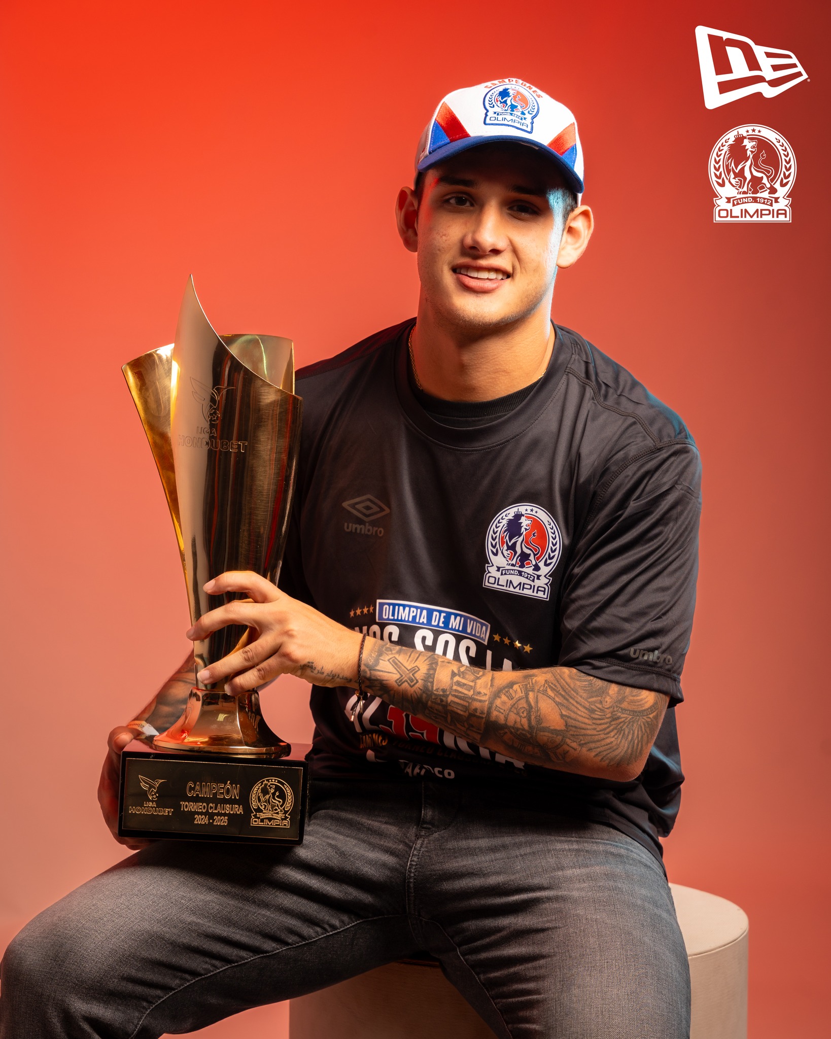 Aunque no jugó, André Orellana fue parte de la Copa 39 ganada por Olimpia en el torneo de Clausura.