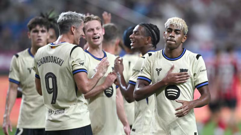 El Barcelona derrotó al FC Seoul con un 7 a 3 en su segundo partido de pretemporada.