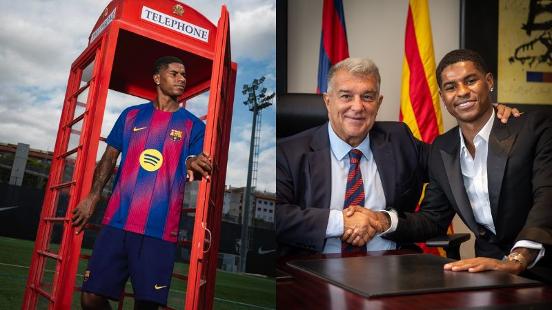 El FC Barcelona y el Manchester United llegaron a un acuerdo para el préstamo del delantero inglés, Marcus Rashford.