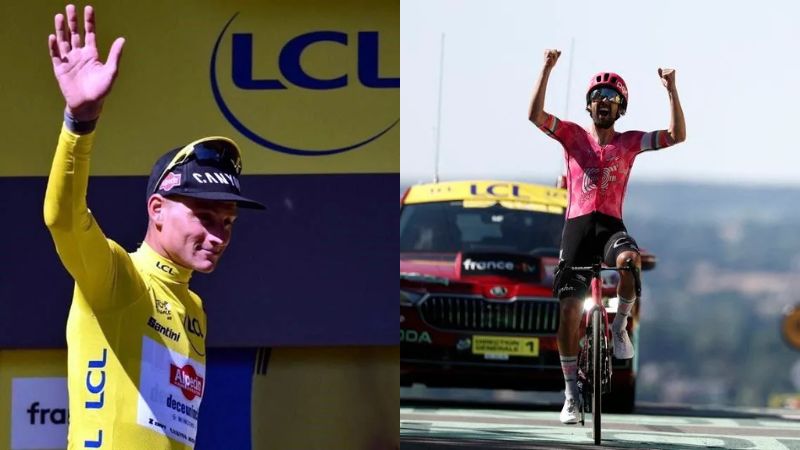 Ben Healy ganó la sexta etapa del Tour de Francia, donde Mathieu Van der Poel recuperó el liderato.